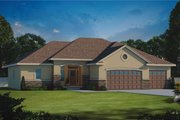 Traditional Style House Plan - 2 Beds 3 Baths 1774 Sq/Ft Plan #20-2178 