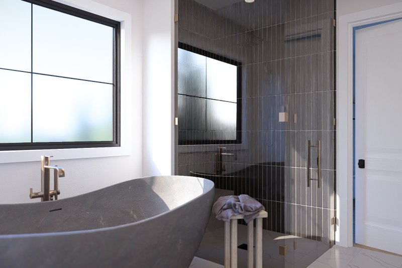 Architectural House Design - Interior - Master Bathroom 1 for Cottage House Plan #455-797 - 3 bed, 3 bath