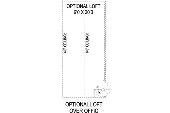 Floor Plan - Other Floor for Craftsman House Plan #60-647 - 3 bed, 2.5 bath