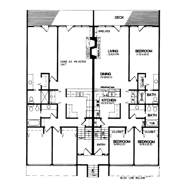 Modern Floor Plan - Main Floor Plan #303-246