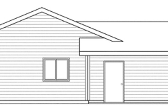 Exterior - Other Elevation for Traditional House Plan #124-871 - 3 bed, 2 bath