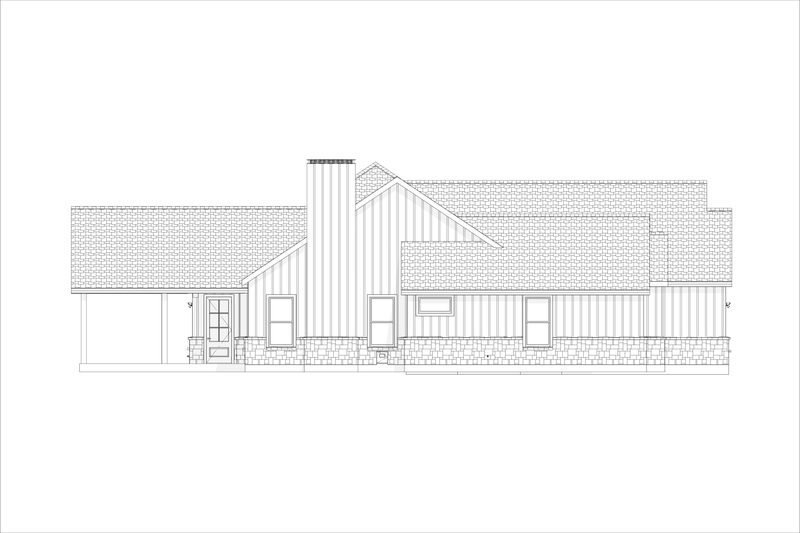House Design - Exterior - Other Elevation 3 for Craftsman House Plan #1127-5 - 3 bed, 2.5 bath