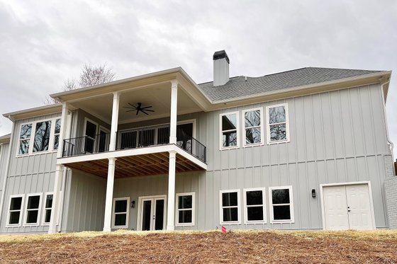 Exterior - Rear Elevation for Modern House Plan #437-127 - 4 bed, 3 bath