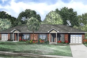 Traditional Exterior - Front Elevation Plan #17-2403