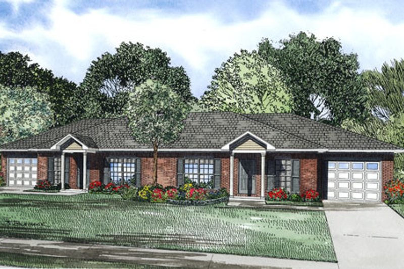 Dream House Plan - Traditional Exterior - Front Elevation Plan #17-2403