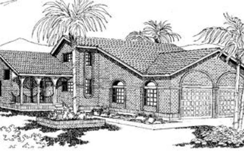 Home Plan - European Exterior - Front Elevation Plan #60-212