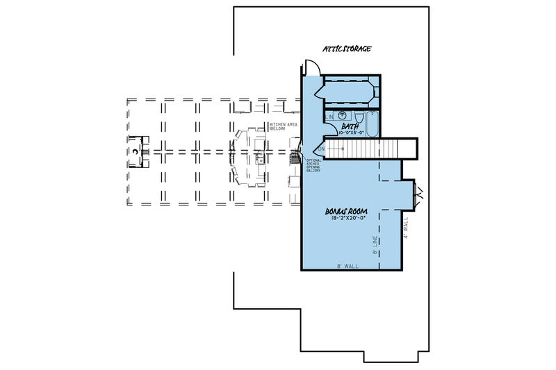 Dream House Plan - Optional Bonus Level
