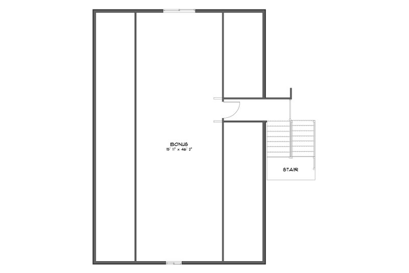 Dream House Plan - Floor Plan - Upper Floor for Ranch House Plan #1060-287 - 3 bed, 2 bath