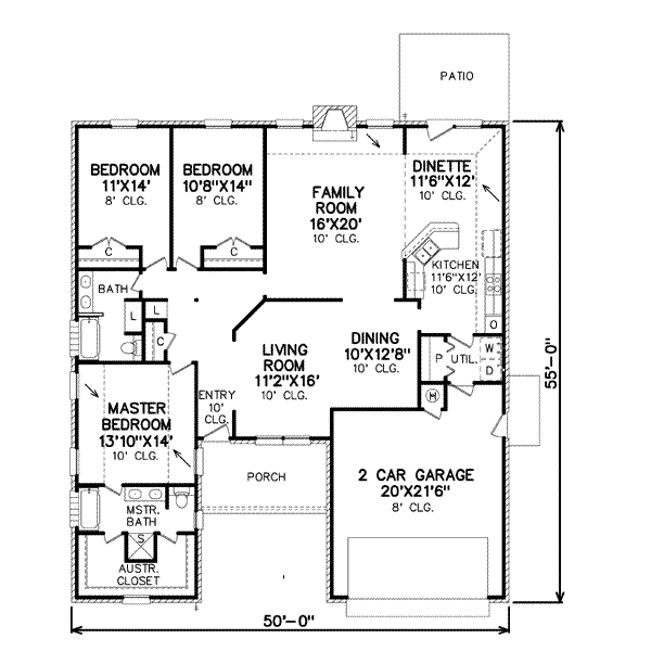 Traditional Floor Plan - Main Floor Plan #65-399