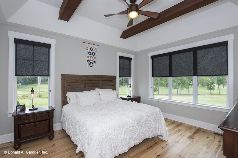Architectural House Design - Interior - Master Bedroom for Craftsman House Plan #929-1051 - 5 bed, 4 bath