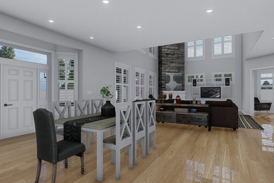Interior - Dining Room 1 for Craftsman House Plan #1060-53 - 3 bed, 2.5 bath