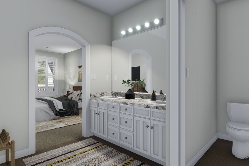 Architectural House Design - Interior - Master Bathroom 1 for Traditional House Plan #1060-69 - 5 bed, 4.5 bath