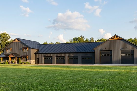 Six-Car Barndominium Floor Plan