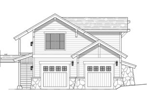 Craftsman Exterior - Front Elevation Plan #899-4