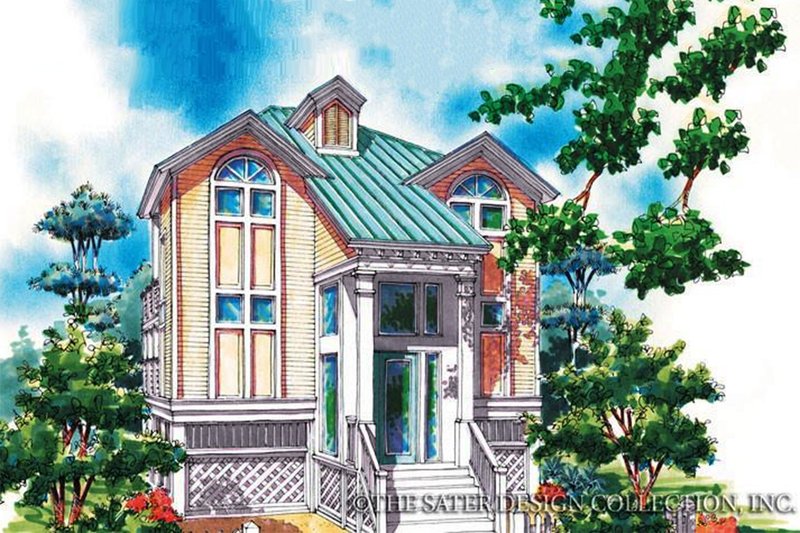 Home Plan - Country Exterior - Front Elevation Plan #930-69