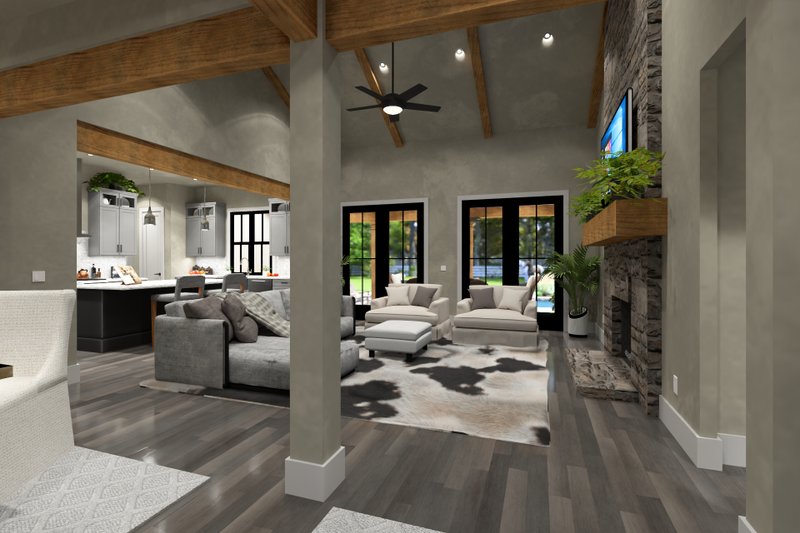 House Design - Interior - Entry for Cottage House Plan #120-287 - 3 bed, 2.5 bath