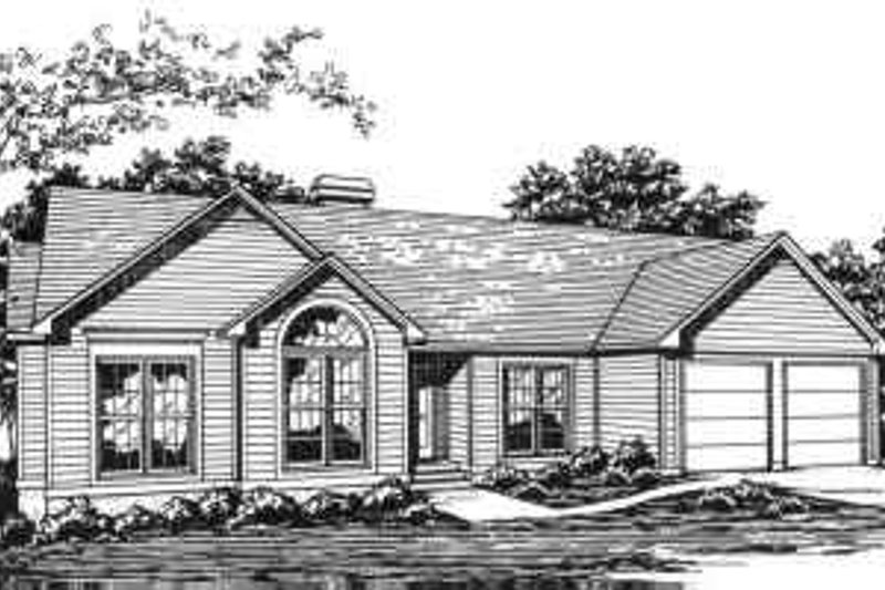 House Design - Traditional Exterior - Front Elevation Plan #30-153