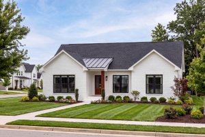 House Blueprint - Exterior - Front Elevation for Farmhouse House Plan #430-449 - 3 bed, 2 bath