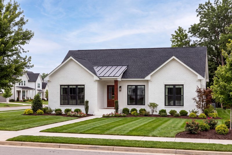 House Blueprint - Exterior - Front Elevation 2 for Farmhouse House Plan #430-449 - 3 bed, 2 bath