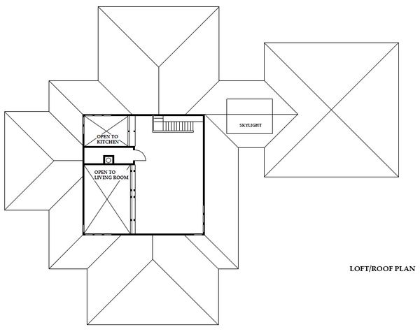 Prairie Floor Plan - Upper Floor Plan #454-11