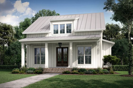 Stylish One Story House Plans Blog, One Story Brick House Plans With Wrap Around Porch And Tin Roof