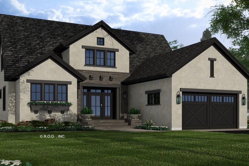 Traditional Style House Plan - 3 Beds 3.5 Baths 2451 Sq/Ft Plan #51-1297