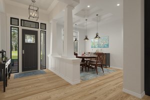 Interior - Dining Room for Farmhouse House Plan #930-540 - 3 bed, 4 bath