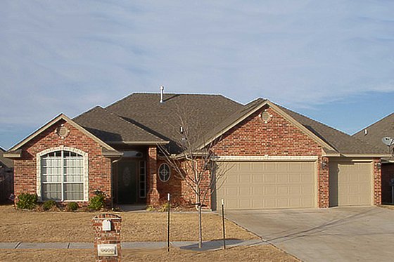 Exterior - Front Elevation 3 for Traditional House Plan #65-404 - 3 bed, 2 bath