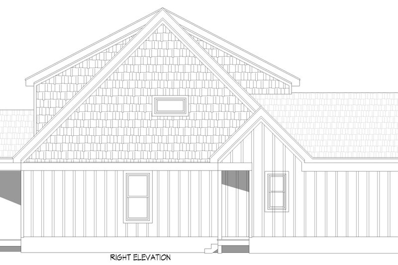 Architectural House Design - Exterior - Other Elevation 8 for Southern House Plan #932-1217 - 4 bed, 3.5 bath