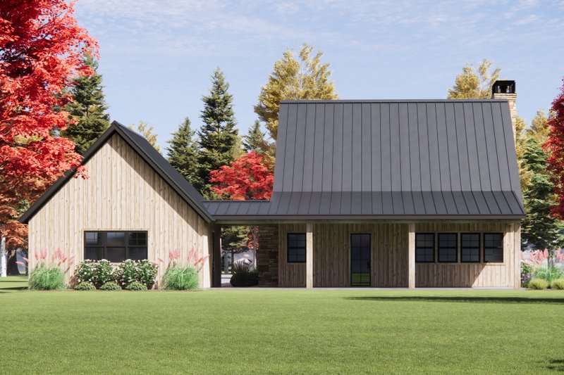 House Plan Design - Exterior - Rear Elevation for Farmhouse House Plan #1096-155 - 3 bed, 2.5 bath
