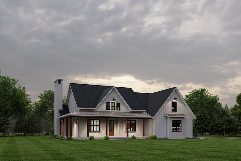House Plan Design - Farmhouse Exterior - Front Elevation Plan #1088-11