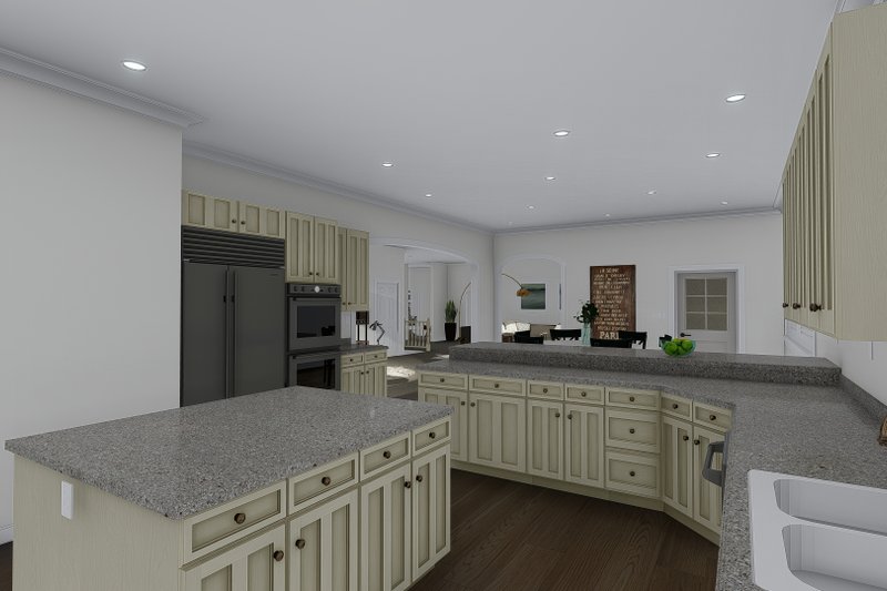 Architectural House Design - Interior - Kitchen 3 for Craftsman House Plan #1060-237 - 2 bed, 3 bath