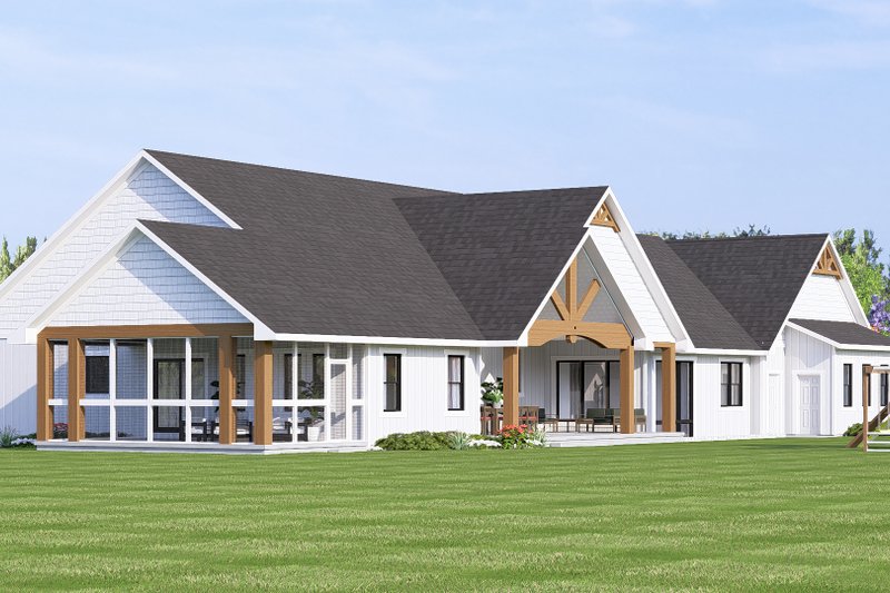 Dream House Plan - Exterior - Other Elevation 2 for Contemporary House Plan #1064-477 - 2 bed, 2.5 bath
