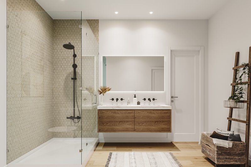 House Design - Interior - Master Bathroom for Farmhouse House Plan #23-2770 - 4 bed, 3 bath