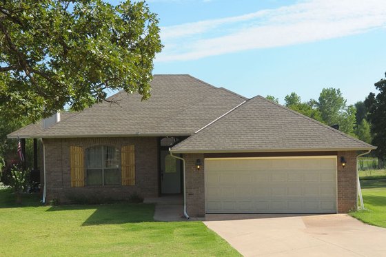 Exterior - Front Elevation for Traditional House Plan #65-126 - 3 bed, 2 bath