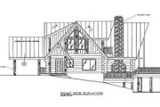 Log Style House Plan - 3 Beds 2 Baths 3303 Sq/Ft Plan #117-102 