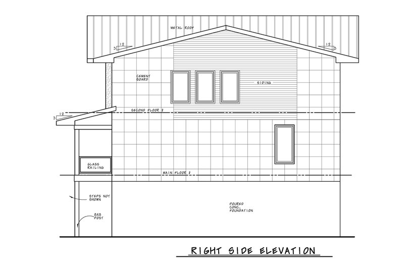House Plan Design - Exterior - Other Elevation for Contemporary House Plan #20-2504 - 3 bed, 3.5 bath