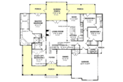 Farmhouse Style House Plan - 4 Beds 3 Baths 2512 Sq/Ft Plan #20-167 