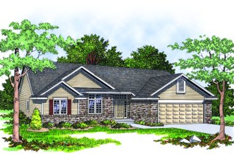 Dream House Plan - Traditional Exterior - Front Elevation Plan #70-137