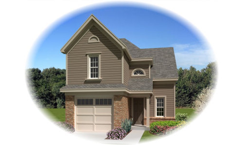 Exterior - Front Elevation 2 for Country House Plan #81-13847 - 3 bed, 2.5 bath