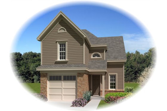 Exterior - Front Elevation for Country House Plan #81-13847 - 3 bed, 2.5 bath