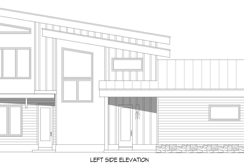 Dream House Plan - Exterior - Other Elevation 4 for Contemporary House Plan #932-1053 - 3 bed, 2 bath