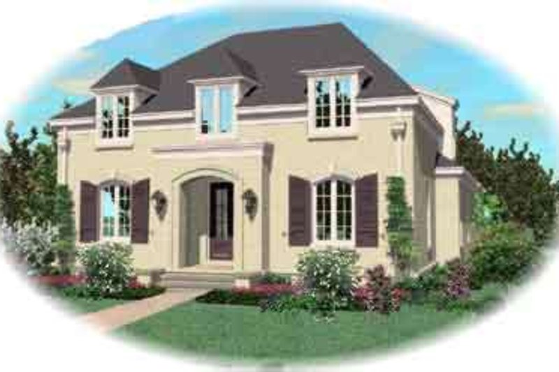 European Style House Plan - 3 Beds 3 Baths 3575 Sq/Ft Plan #81-593