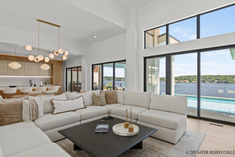 Architectural House Design - Interior - Family Room 3 for Contemporary House Plan #930-546 - 3 bed, 3.5 bath