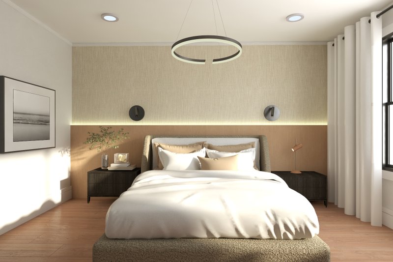 House Plan Design - Interior - Master Bedroom 1 for Modern House Plan #1064-321 - 3 bed, 2.5 bath