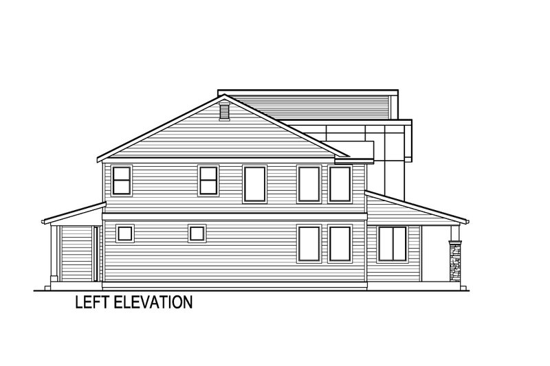 Dream House Plan - Exterior - Other Elevation for Contemporary House Plan #569-78 - 5 bed, 3 bath