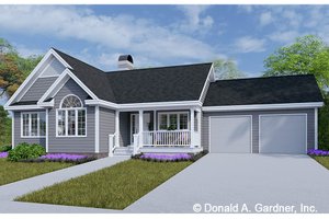 Country Exterior - Front Elevation Plan #929-113