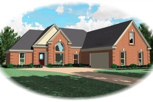 Traditional Exterior - Front Elevation Plan #81-13761