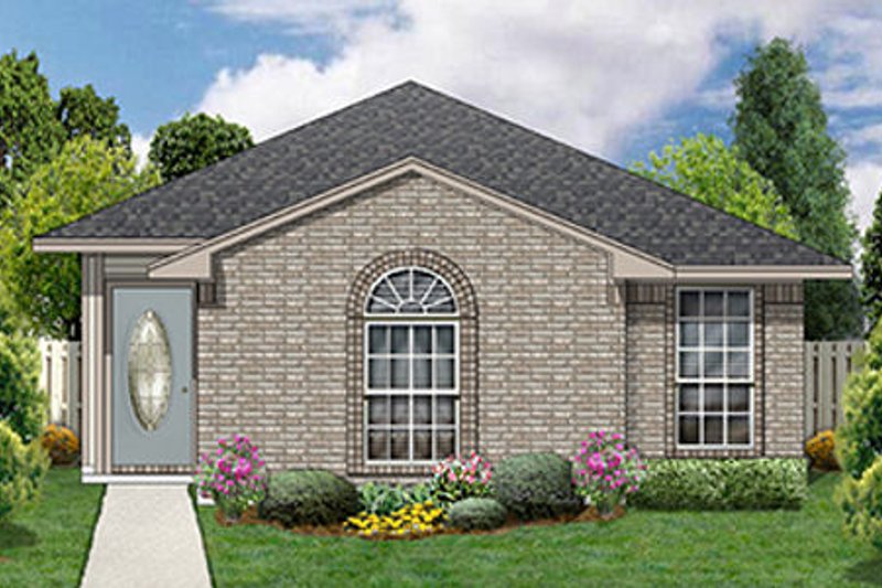 Traditional Style House Plan - 3 Beds 2 Baths 1371 Sq/Ft Plan #84-304