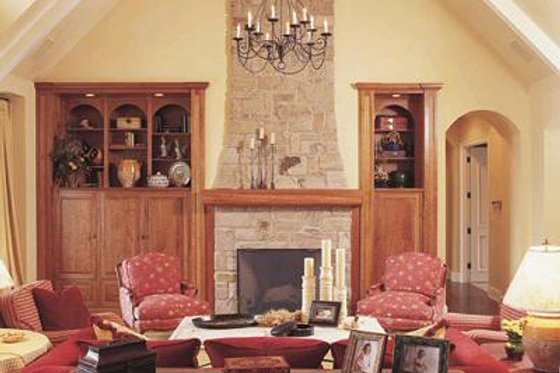 Interior - Family Room for European House Plan #48-120 - 3 bed, 3.5 bath